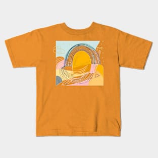 Sun shine abstract Kids T-Shirt